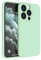 Mixroom - Cover Custodia Case per iPhone 16 Pro Protezione Copre Fotocamera in Silicone TPU Opaco con Bordi Piatti Colore Verde Acqua