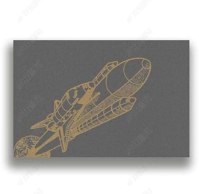 ZYHFDC Photo Wallpaper Rocket Lift-Off Cement dust Non-Woven Art Print Wall Mural Decoration Poster Picture Design Modern 350CM(W)*256CM(H)