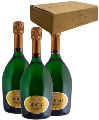 R-Brut Champagne - Para Disfrutar en Celebraciones y con los Tuyos - Pack 3 Botellas 75cl