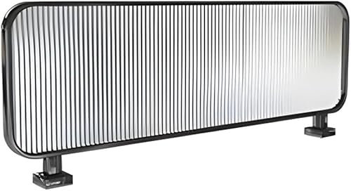 Trennwand aus Eisen, für Esszimmer, Büro, Restaurant, Hotel, 50 x 100 cm, Schwarz