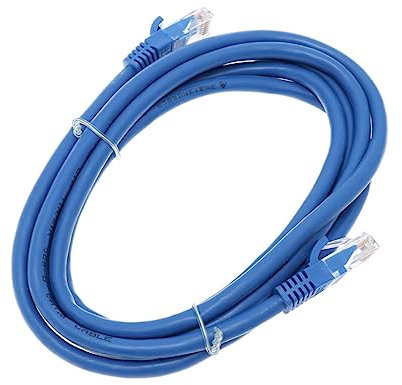 HOMSFOU 2m Cavo Di Rete Ethernet Da 2 Metri Cavo Jumper Connettori Placcati in Oro Per Server Dispositivi Poe e Altro Conduttori in Rame Resistenza Alla Corrosione e Guaine Antistrappo