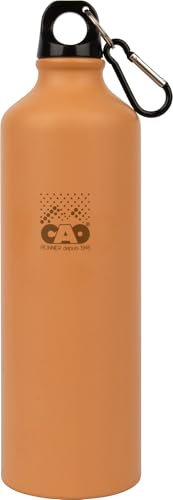 C.A.O. - Botella ART 0,75 litros de aluminio – Color óxido – Altura 25 cm – Diámetro 7,3 cm