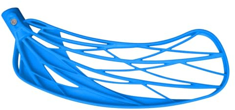 pistro Floorballschlägerklinge aus Glasfaser, gebogenes Design, für Eishockey-Feldhockey-Ausrüstung, 20 x 22,3 cm, Blau, rechte Hand