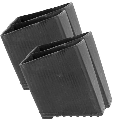 Rubber Ladder Leg Covers 4pcs Anti Slip Protective Pads Black | Loft Ladder Feet, Floor Shielding for Tiles and Carpets, Damping and Sound Insulation