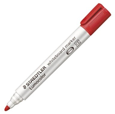 STAEDTLER 351-2 Whiteboard-Marker Lumocolor, Rot, 1 Stück