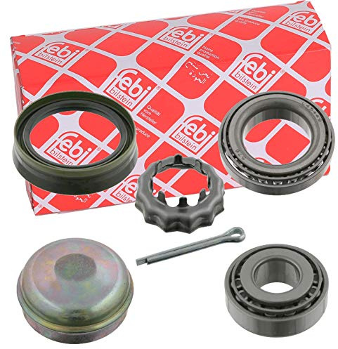 febi bilstein 26568 Radlagersatz mit Anbaumaterial, 1 Stück | 26568 Kompatibel mit A4 B5 (8D2),A4 B5 Avant (8D5),Cabriolet B3 (8G7)