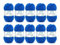 Gründl Wolle Filzwolle uni - Dicke Wolle zum Filzen in der Waschmaschine - Strickgarn zum Filzen - Weich und hautfreundlich - 100% Schurwolle - 10 Knäuel 50 g /50 m -Nadelstärke 8-9 - Royalblau