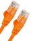 Câble réseau CAT6 World of Data - Qualité supérieure (100 % cuivre) - RJ45 - Ethernet - LAN - Patch - 10/100/1000 Gb 10 m Orange