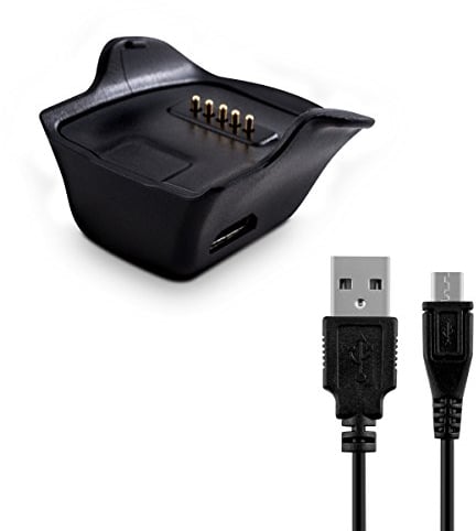 kwmobile Cavo Caricabatterie Compatibile con Samsung Gear fit R350 Cavo - Carica Batterie USB Smartwatch - Cavetto Ricarica Orologio Fitness