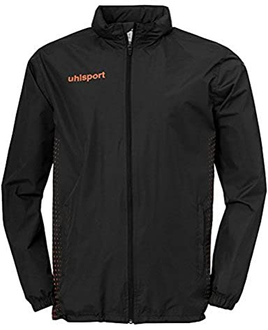 Uhlsport Herren Score Regenjacke Jacke, schwarz/Fluo orange, XXL