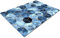 Chopping Boards | Glass Worktop Savers | Worktop Protectors Heat Resistant | Catering Chopping Boards | Chopping Boards Glass | Over The Sink Chopping Board | Large | Geometric Navy Blue