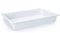 Tradineur -Bandeja rectangular de hostelería - Fabricado en Polipropileno - Apta para microondas y lavavajillas - Capacidad de9 Litros - 8 x 48,5 x 33 cm - Color Blanco