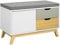 SoBuy FSR92-W Schuhbank mit 2 Schubladen und 1 Tür Truhenbank Sitzbank mit Stauraum Garderobenbank Dielenbank Bettbank Schuhtruhe Sitzkommode BHT ca.: 80x51x38cm