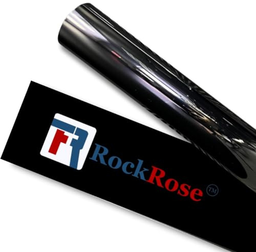 RockRose 20% Nano Ceramic Car Window Tint 91 CM X 30M 2PLY Privacy Film Heat Block, 99% UVR, and 85% IRR Block for Auto or Home Strong Adhesive, Easy Shrink, Plotter Friendly - Charcoal