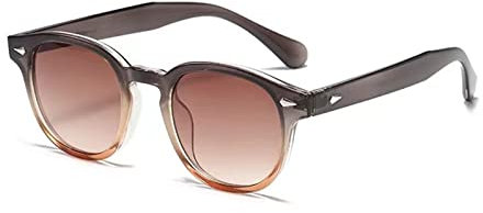 LHSDMOAT Retro Depp-Stil Round Sonnenbrille Herren Damen - Vintage 70er Jahre UV400-Schutz sunglasses für Fahrten, Reisen & Outdoor Aktivitäten