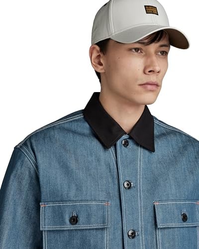 G-STAR RAW Herren Originals Baseball Cap, Grau (Oyster Mushroom D03219-D387-D607), PC