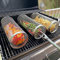 Voiakiu Cesta universal con pincho giratorio, redondo – Cesta para asador giratorio, acero inoxidable, gran herramienta barbacoa para verduras, gambas, carne y pollo