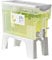 3.5L Fridge Water Dispenser with Tap, Two Dividers and Lid, Plastic Drink Dispenser for Cold Drinks, Refillable Ice Water Bucket, Pitcher with Tap for Kitchen, Home, Party