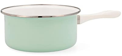 Quid Cocco Cazo Acero Esmaltado 18cm - 1,4l Acero Carbonatado Apto Vitrocerámica Apto Eléctrico Antiadherente