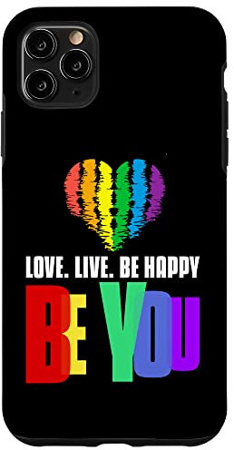 Pride Phone Case Damen Herren LGBTQ Regenbogen Handyhülle Hülle für iPhone 11 Pro Max