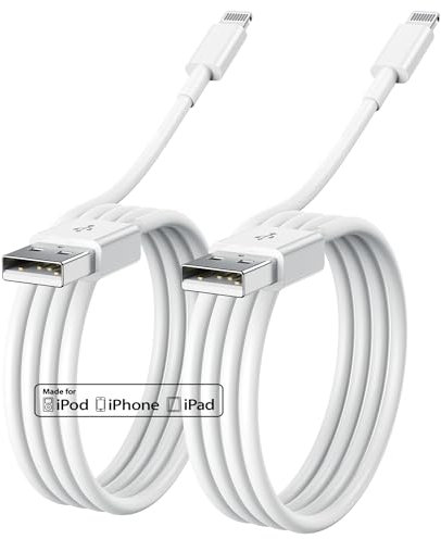 iPhone Charger Cable 1M, 2Pack Apple MFi Certified iphone Lightning to USB Cable 1Meter, Fast Charging Wire Apple Lead for iPhone 13/12/11 Pro/11/XS MAX/XR/8/7/6s/6/5S/SE iPad Original