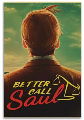 suumyo Poster mit Aufschrift Better Call Saul, ästhetisches Poster, künstlerisches Poster für Schlafzimmer, Wohnzimmer, Wände, 20 x 30 cm, ungerahmter Stil