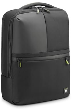RONCATO TRIAL Zaino Porta PC 15.6'' con tasca porta Tablet, zaino multifunzione con comparti e tasche di diverse dimensioni - Nero