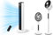 Levoit 20dB Standventilator Leise, Oszillierender Ventilator mit Sensor und Fernbedienung，Luftzirkulation 28dB leiser Turmventilator mit Fortschrittlichem Schlafmodus,Oszillation Tower Fan