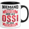 Ossi Tasse Geschenk Niemand Ist Perfekt Aber Als Ossi Ist Man Nah Dran Ostdeutschland (Schwarz)