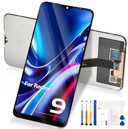 Atwist Pantalla para Xiaomi Redmi 9 /Redmi 9 Prime LCD Display, para Redmi 9 Pantalla Táctil Digitizer Reemplazo para Redmi 9 Prime Pantalla M2004J19G M2004J19C (No para Redmi 9A/9C/9T)