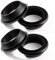 YIXISI 4 Piezas Diámetro 40 * 50 mm Pasacables Arandelas de Goma, Pasacables de Goma, Anillo de Ojal Proteger Cables, para Proteger Cables, Enchufes y Cables