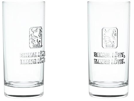 TSV 1860 München Trinkglas Trinkgläser Relief 2er-Set