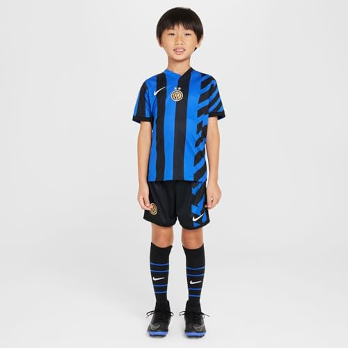 Nike Inter Milan 2024/25 Stadium Home FN9227-440 Maillot de football réplique 3 pièces (jeunes enfants), bleu Lyon, noir, bleu lyon, blanc, FN9227-440, XL