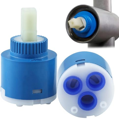 Cartucho de grifo para cartucho Blanco – Ø 35 mm, cerámica duradera, apto para Blanco Linus – Blanco Fregadero Accesorios y piezas de repuesto