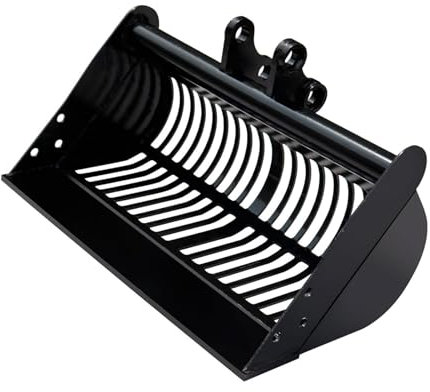 SEAFRONT 600 Mm Siebschaufel für Minibagger. Effiziente Filtration und Robuste Konstruktion mit Breiter Kompatibilität für - und Sandfiltration