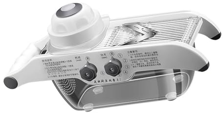 Geavonyg Rebanadas De Alimentos Vegetales Cortador Patatas Picadores Espesor Ajustable Picadores Patatas Y Frutas Limón Zanahorias Limón Multifuncional