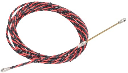 SEAFRONT Fish Tape Plastic Steel Electrical Spring Wire Threader for Telecom Electrical Wall Wiring Installation (10M)