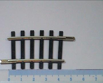 Roco 42242 - Roco H0 - Gebogenes Gleisstück Roco Neusilber 2,5 mm Radius 2, 7º30