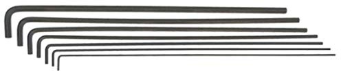 Bondhus 25445 Hex L-Wrenches w/12 Long Arm, Set of 7