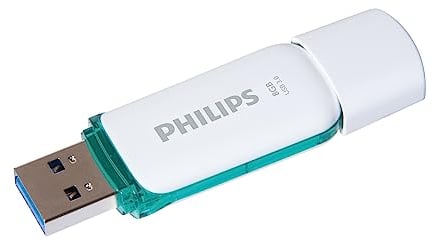 Philips FM08FD75B Memoria USB 3.0 Portatile, 8 GB, Turchese/Bianco