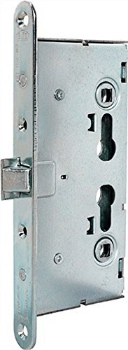 BKS Einsteckschloss 1125 DIN li./re. Dorn 65mm Entf.72mm VK 9mm Stulp 24mm Silber