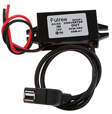 DC-DC Converter Module 12V to 5V 3A 15W USB Output Power Adapter