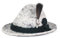 Gamsbart ca 10 cm mit Grandl (Hirschzahnimitat) bayerischer Gamsbart, Hutschmuck, Trachtenschmuck (nach Gams-Art)