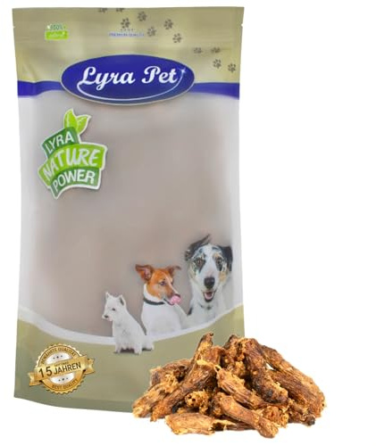 Lyra Pet® 1 kg Hühnerhälse getrocknet - Kausnack für Hunde Leckerli Huhn | Naturbelassener Kauartikel aus 100 % Huhn - Proteinhaltige Belohnung - Fettarm & gut bekömmlich - Reich an Nährstoffen