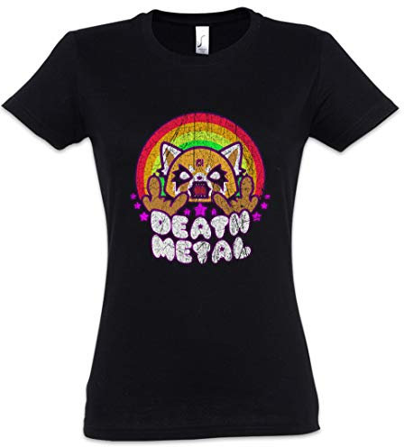 Urban Backwoods Death Metal Damen T-Shirt Schwarz Größe S