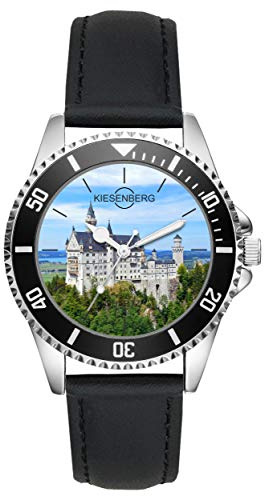 KIESENBERG Uhr - Wanderer Schloss Neuschwanstein Geschenk Artikel Idee Fan L-4381