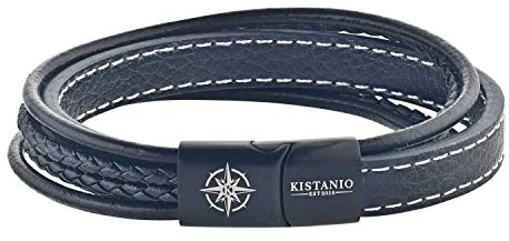 Kistanio Herren Leder Armband Outlaw Schwarz KIS-MBRA-L-OUT-BLK-BLK (22)