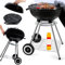 GrillMaster Barbecue au charbon MagicKugel GM6000, Jardin, Ventilation, avec Grille Chromée, Ouverture pour circulation d'air