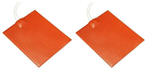 BODYA 2Pcs 12V 12W Hive Electric Heater Plate Beehive, Silicone Heating Heater Pad, Heating Baking Mats Save Honey Beekeeper Bee keeping Equipment