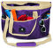 Red Suricata Netz-Strandtasche mit Reißverschluss – extra große Strandtasche – Pooltasche, Violett/Beige, X-Large, Netz-Strand